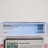 THUNDER BLADE - CGC GRADED 9.8 CIB with 9.9 CART! (SMS Sega Master System)