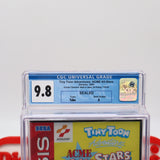 TINY TOON ADVENTURES: ACME ALL-STARS - CGC GRADED 9.8 A! NEW & Factory Sealed with Authentic Tube Seal! (Sega Genesis)