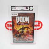 DOOM: ETERNAL - VGA GRADED 80 NM SILVER! NEW & Factory Sealed! (PC / CD-ROM / WINDOWS)