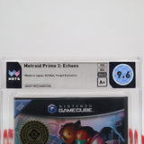 METROID PRIME 2 II ECHOES - TARGET NAPSTER EXCLUSIVE! WATA GRADED 9.6 A+! NEW & Factory Sealed! (Nintendo Gamecube)