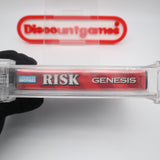 RISK - CLAMSHELL CASE VERSION! WATA GRADED 9.4 A++! NEW & Factory Sealed! (Sega Genesis)