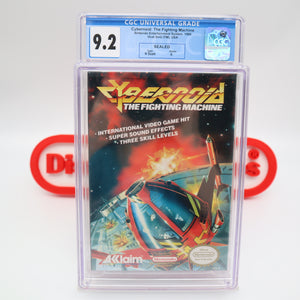 CYBERNOID: THE FIGHTING MACHINE - CGC GRADED 9.2 A! NEW & Factory Sealed with Authentic H-Seam! (NES Nintendo)