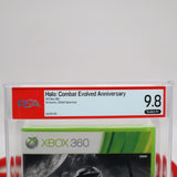HALO: COMBAT EVOLVED ANNIVERSARY + SLIP COVER - PSA/WATA GRADED 9.8 A+! NEW & Factory Sealed! (XBox 360)