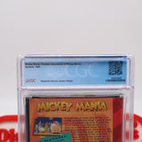 MICKEY MANIA: THE TIMELESS ADVENTURES OF MICKEY MOUSE - CGC GRADED 9.6 A! NEW & Factory Sealed with Authentic V-Overlap Seam! (Sega Genesis)