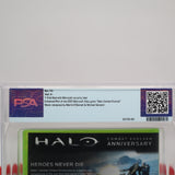 HALO: COMBAT EVOLVED ANNIVERSARY + SLIP COVER - PSA/WATA GRADED 9.8 A+! NEW & Factory Sealed! (XBox 360)