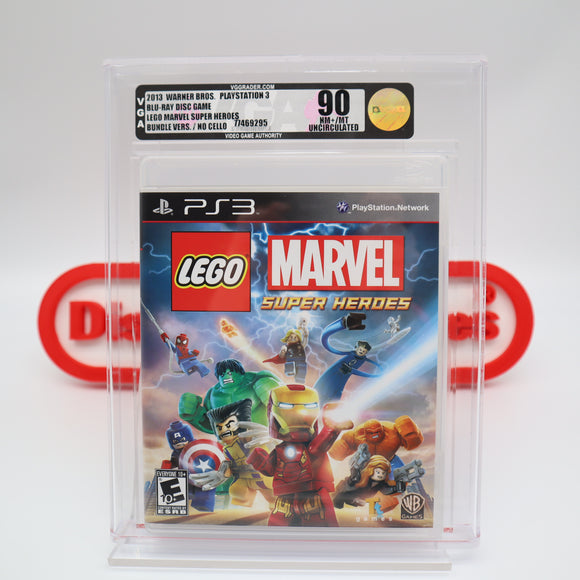 LEGO: MARVEL SUPER HEROES - VGA GRADED 90 MINT GOLD! UNCIRCULATED! NEW & Factory Sealed! (PS3 PlayStation 3)