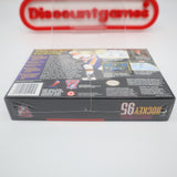 BRETT HULL NHL HOCKEY 95 1995 - NEW & Factory Sealed with Authentic V-Seam! (SNES Super Nintendo)