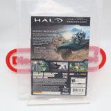 HALO: COMBAT EVOLVED ANNIVERSARY + SLIP COVER - PSA/WATA GRADED 9.8 A+! NEW & Factory Sealed! (XBox 360)