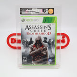 ASSASSIN'S CREED: BROTHERHOOD - VGA GRADED 85+ NM+ GOLD! NEW & Factory Sealed! (XBOX 360)