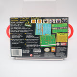 NCAA FOOTBALL - NEW & Factory Sealed with Authentic V-Seam! (SNES Super Nintendo)