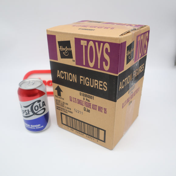 FULL UNOPENED CASE PACK OF 8 G.I. JOE ACTION FIGURES - NEW Authentic & Factory Sealed!