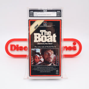THE BOAT (DAS BOOT) - IGS GRADED 8.5 BOX & 8.5 SEAL! NEW & Factory Sealed with Authentic H-Overlap Seam! (VHS)