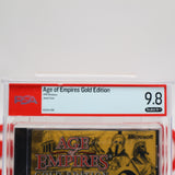 AGE OF EMPIRES: GOLD EDITION - PSA/WATA GRADED 9.8 A++! NEW & Factory Sealed! (PC Computer Game)