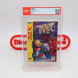 TEMPO - PSA/WATA GRADED 8.0 A+! NEW & Factory Sealed with Authentic 3-Sided Seam! (Sega Genesis 32X)