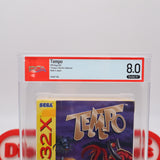 TEMPO - PSA/WATA GRADED 8.0 A+! NEW & Factory Sealed with Authentic 3-Sided Seam! (Sega Genesis 32X)