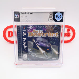 AUTO DESTRUCT - WATA GRADED 9.0 A+! NEW & Factory Sealed! (PS1 PlayStation 1)