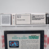 EVERT & LENDL IN TOP PLAYERS' TENNIS - WATA GRADED 8.0 B+! NEW & Factory Sealed with Authentic H-Seam! (NES Nintendo)