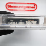EVERT & LENDL IN TOP PLAYERS' TENNIS - WATA GRADED 8.0 B+! NEW & Factory Sealed with Authentic H-Seam! (NES Nintendo)