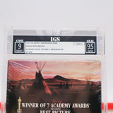 DANCES WITH WOLVES - IGS GRADED 9 BOX & 9.5 SEAL! NEW & Factory Sealed with Authentic V-Overlap Seam! (VHS)