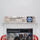 ARC THE LAD: END OF DARNESS - CGC GRADED 9.6 A++! NEW & Factory Sealed! (PS2 PlayStation 2)