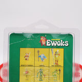 DULOK SCOUT - 6 BACK W/ COIN - NEW Authentic & Factory Sealed! + STAR CASE! (MOC 1985 Vintage Star Wars EWOKS Figure)