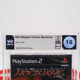 SHIN MEGAMI TENSEI: NOCTURNE - HIGHEST/PERFECT GRADED WATA 10 A++! NEW & Factory Sealed! (PS2 PlayStation 2)