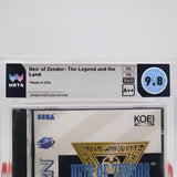 HEIR OF ZENDOR: THE LEGEND AND THE LAND - WATA GRADED 9.8 A++! NEW & Factory Sealed! (Sega Saturn)