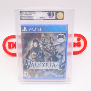 VALKYRIA CHRONICLES 4 IV - PERFECT GRADED VGA 100 GEM MINT! NEW & Factory Sealed! (PS4 PlayStation 4)