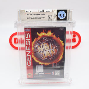 NBA JAM T.E. TE TOURNAMENT EDITION - WATA GRADED 9.6 A+! NEW & Factory Sealed! (Sega Genesis)