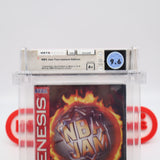 NBA JAM T.E. TE TOURNAMENT EDITION - WATA GRADED 9.6 A+! NEW & Factory Sealed! (Sega Genesis)