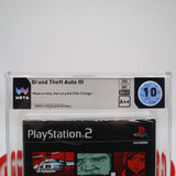 GRAND THEFT AUTO III 3 - HIGHEST/PERFECT GRADED WATA 10 A++! NEW & Factory Sealed! (PS2 PlayStation 2)