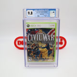 HISTORY CHANNEL'S CIVIL WAR: SECRET MISSIONS - CGC GRADED 9.8 A+! NEW & Factory Sealed! (XBox 360)