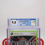 HISTORY CHANNEL'S CIVIL WAR: SECRET MISSIONS - CGC GRADED 9.8 A+! NEW & Factory Sealed! (XBox 360)