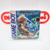 WIZARDS & WARRIORS X: FORTRESS OF FEAR - NEW & Factory Sealed with Authentic H-Seam! (Game Boy Original)