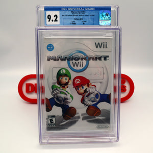 MARIO KART - CGC GRADED 9.2 A+! NEW & Factory Sealed! (Nintendo Wii)