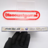 NBA JAM T. E. TOURNAMENT EDITION - NEW & Factory Sealed with Authentic 3-Sided Seam! (Sega Saturn)