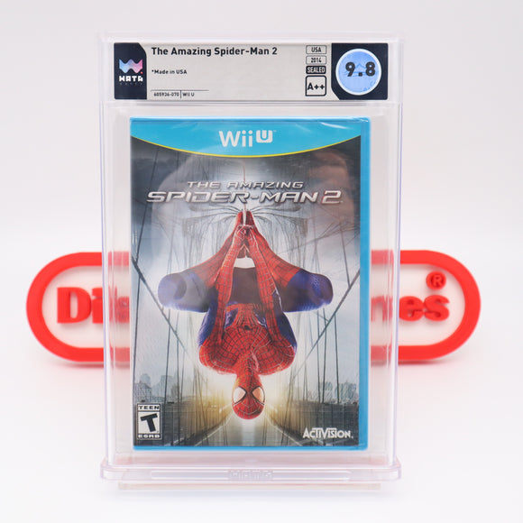 THE AMAZING SPIDER-MAN 2 II - WATA GRADED 9.8 A++! NEW & Factory Sealed! (Nintendo Wii U)