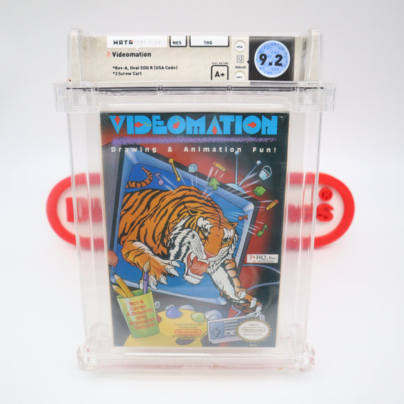 VIDEOMATION - WATA GRADED 9.2 A+! NEW & Factory Sealed with Authentic H-Seam! (NES Nintendo)
