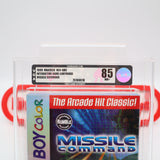 MISSILE COMMAND - VGA GRADED 85 NM+ SILVER! NEW & Factory Sealed with Authentic H-Seam! (GBC Game Boy Color)