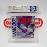 QIX - WATA GRADED 7.5 A! NEW & Factory Sealed with Authentic H-Seam! (Game Boy Original)