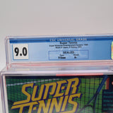 SUPER TENNIS - CGC GRADED 9.0 A+! NEW & Factory Sealed! (SNES Super Nintendo)