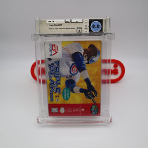 TRIPLE PLAY 2000 BASEBALL - SAMMY SOSA COVER - WATA GRADED 8.0 A! NEW & Factory Sealed! (Nintendo 64 N64)