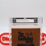 THE GODFATHER PART III 3 (DOUBLE VHS!) DIRECTOR'S CUT - IGS GRADED 9 BOX & 9 SEAL! NEW & Factory Sealed with Authentic V-Overlap Seam!