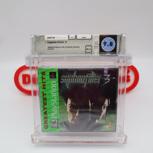SYPHON FILTER 3 III - HIGHEST WATA GRADED 9.8 A++! NEW & Factory Sealed! (PS1 PlayStation 1)