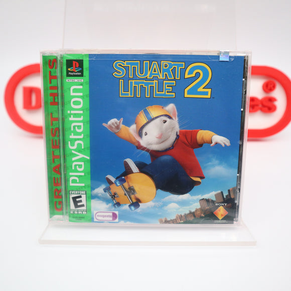 STUART LITTLE 2 II - NEW & Factory Sealed with Authentic Y-Fold Seal! (PS1 PlayStation 1)