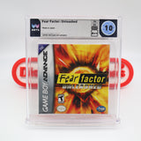 FEAR FACTOR UNLEASHED - PERFECT/HIGHEST GRADED WATA 10 A++! NEW & Factory Sealed with Authentic H-Seam! (Game Boy Advance GBA)