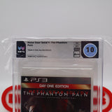 METAL GEAR SOLID V: THE PHANTOM PAIN (DAY ONE EDITION) - PERFECT WATA GRADED 10 A++! NEW & Factory Sealed! (PS3 PlayStation 3)