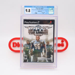 NFL BLITZ: THE LEAGUE - CGC GRADED 9.8 A+! NEW & Factory Sealed! (PS2 PlayStation 2)