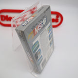 BILL ELLIOTT'S NASCAR CHALLENGE with TRIP OFFER STICKER! NEW & Factory Sealed with Authentic H-Seam! (NES Nintendo)