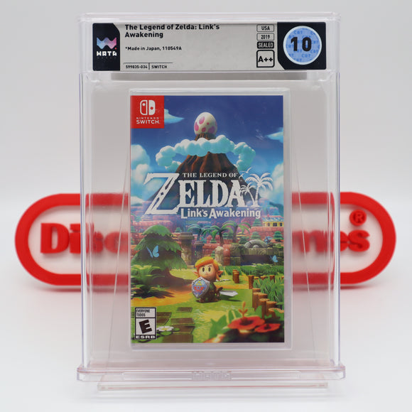 THE LEGEND OF ZELDA: LINK'S AWAKENING - PERFECT GRADED WATA 10 A++! NEW & Factory Sealed! (Nintendo Switch)
